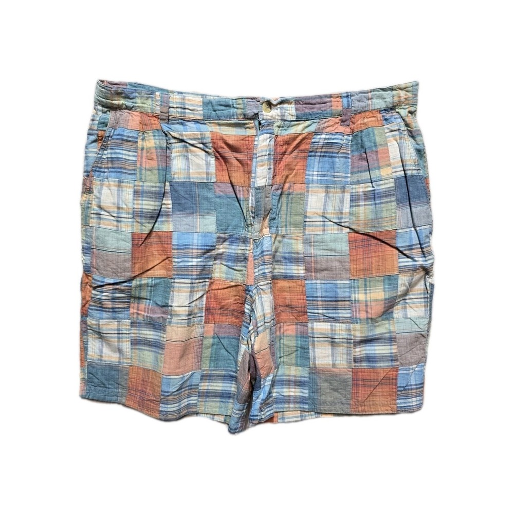 ClearWater Men's Shorts‎ Madras 40 Multicolor Pleated